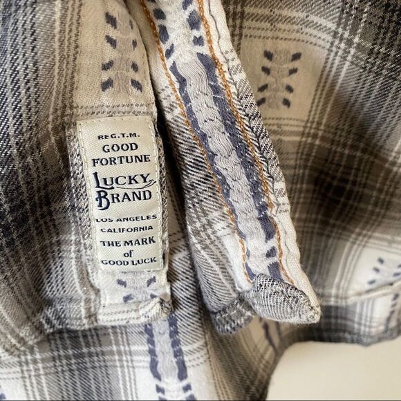 Lucky Brand Plaid Button Down Shirt - Picture 10 of 10